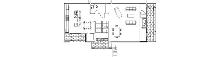 Second Floor Layout of 2107 Converse