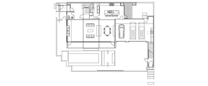 First Floor Layout of 2106 Converse