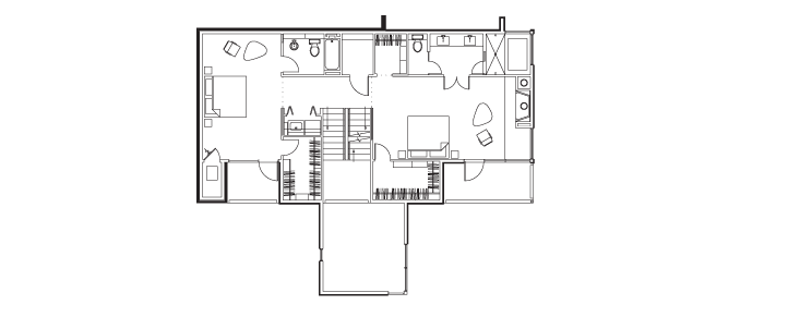 Third Floor Layout of 2106 Converse
